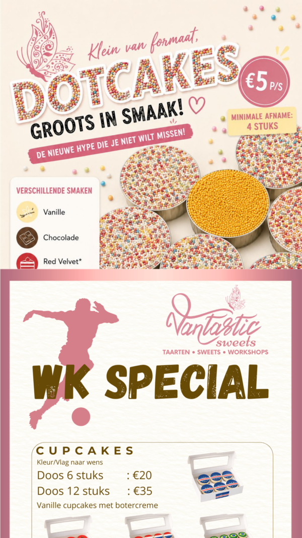 dot taart cupcake wk cake bestellen rotterdam schiedam vlaardingen cupcakes sweets