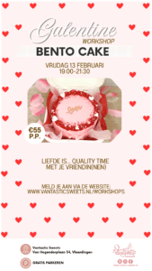 taart sweets bestellen cupcake sweet box valentijnsdag valentijn special rotterdam valentijnsgebak valentijnscadeau galentine cake workshop
