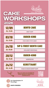 taart cake bestellen rotterdam cupcakes ouder kind workshop bento duo kinderworkshop sweets taartenworkshop kinderactiviteit kersttaart kerstworkshop