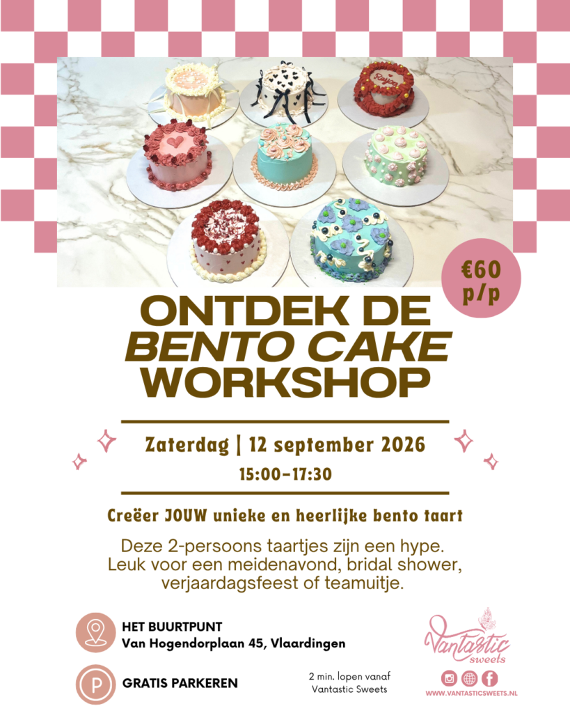 taart cake bestellen rotterdam cupcakes ouder kind workshop bento duo kinderworkshop sweets taartenworkshop kinderactiviteit