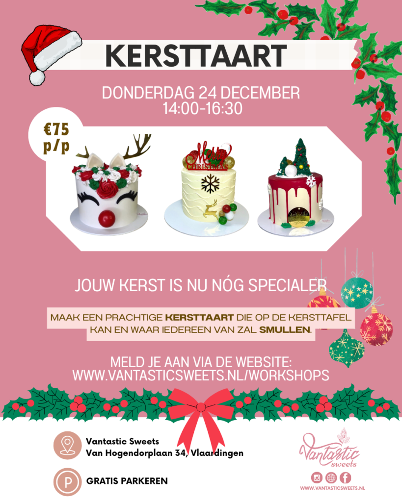 workshop kersttaart