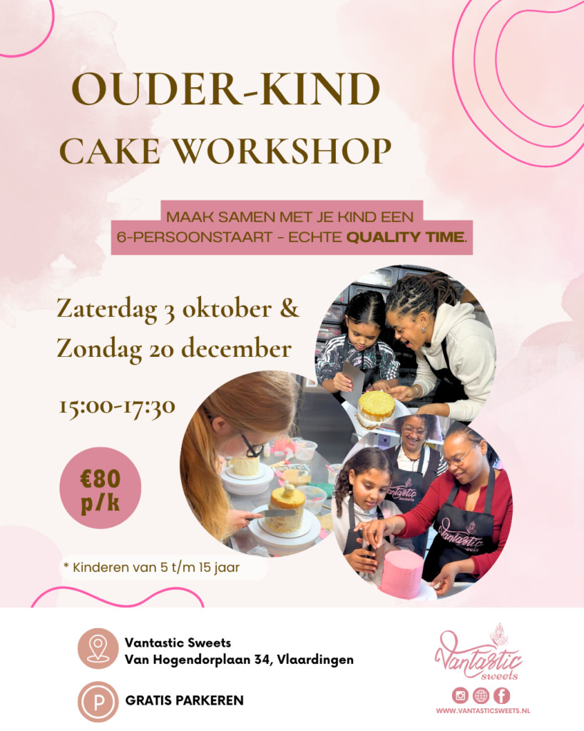 taart cake bestellen rotterdam cupcakes ouder kind workshop bento duo kinderworkshop sweets taartenworkshop kinderactiviteit